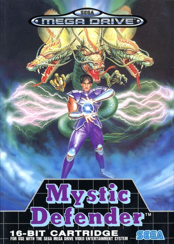 Mystic Defender box art for Sega Genesis